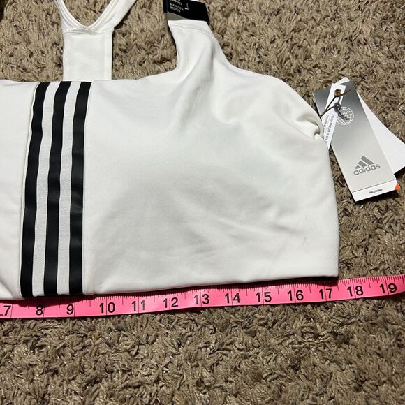 Adidas Plus Size 3X Training Medium Support Better 3-Stripes Bra NWT - Flaw - Picture 9 of 11